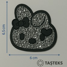 Taşteks Taşlı Ütülenebilen Veya Sticker Olarak Kullanılabilen Kuromi Mymelody Modeli