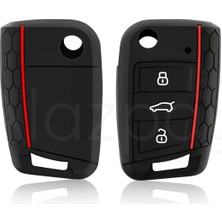 Volkswagen Polo Golf T-Roc T-Cross Passat Jetta Taigo Tiguan Silikon Anahtar Kılıfı (1 Adet)