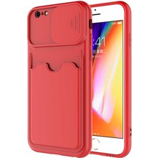 iPhone 6 Uyumlu ​ata Kartix Kapak-Kırmızı