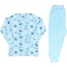 Sebi Bebe Kızıldereli Ayıcık Pijama Takımı 9146