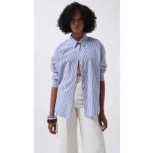 Çizgili Basic Gömlek