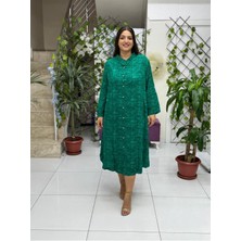 YS81005 Viskon Yasemin Elbise