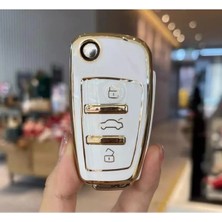Autohan Keys Audi A1 A3 A4 A5 A6 A7 Q3 Q5 Q7 Serisi Nano Anahtar Koruma Kılıfı