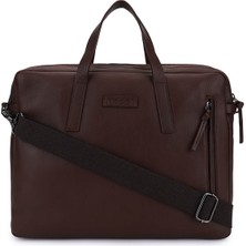 Bruno Rossi Bag Erkek Hakiki Deri Kahverengi Evrak Çantası 1048 R258 Erk Cnt SK25-26 Caffe