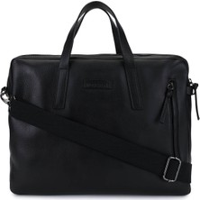 Bruno Rossi Bag Erkek Hakiki Deri Siyah Evrak Çantası 1048 R258 Erk Cnt SK25-26 Nero