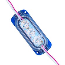 12 Volt 0.6 Watt 2835 65 x 25 mm IP65 120 Lümen 160 Derece Modül LED