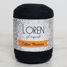 Loren Cotton Macrame Lacivert - R005 - 34361