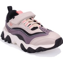 Vicco Pote 346F25K244 Bej Ortopedik Günlük Kız Çocuk Spor Ayakkabı
