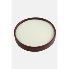 Silindir Model Deri Kumaş Bordo Renk 20/20 cm Batırmalı Yüzük Tablası