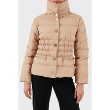 Armani Exchange Kapitoneli Regular Fit Dik Yaka Düğmeli Mont Bayan Mont XW000653 AF15984 U1051