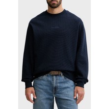 Tommy Jeans Pamuklu Regular Fit Bisiklet Yaka Sweat Erkek Sweat DM0DM21622 C1G