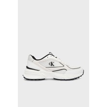 Calvin Klein HIKE RUNNER MESH MIX MET Beyaz Kadın Sneaker