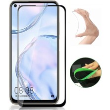 Oppo A93 Ekran Koruyucu Seramik Nano Cam Esnek Tam Full Kaplayan Kırılmaz