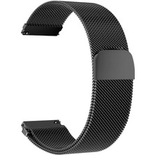 Huawei Watch Gt 6 (46MM) Huawei Watch Gt 6 Pro Uyumlu Hasır Milano Metal KORDON(22MM)