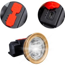 MX-81003 2 Watt Micro-Usb Şarjlı 1200MAH 3 Modlu Kafa Lambası Feneri