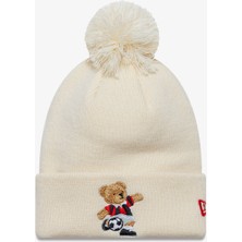New Era Bear Yth Beanie Acmilan  Ltc Çocuk Bej Şapka.-