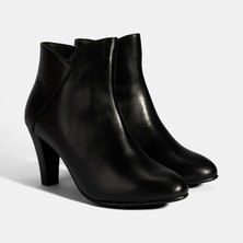 Kadın Siyah Desacomfort Deri Topuklu Chelsea Bot