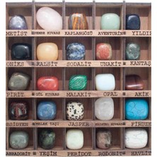 Çakra Taşları Doğal Taş Seti 25'li Doğal Taş Seti