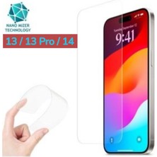 Iphone 13 / 13 Pro / 14 Ekran Koruyucu Nano Esnek Cam Darbe Koruyucu