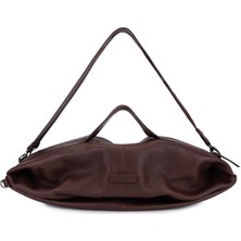 Bruno Rossi Bag Unisex Hakiki Deri Kahverengi Sırt & El Çantası 1048 R88 Cnt SK25-26 Caffe