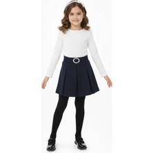 Crassi Kız Çocuk Etek 121 cm Günlük Kullanım İçin Rahat Kumaş ve Şık Tasarım