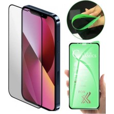 Iphone 13 Pro - Iphone 13 Ekran Koruyucu Seramik Nano Cam Esnek Tam Full Kaplayan Kırılmaz