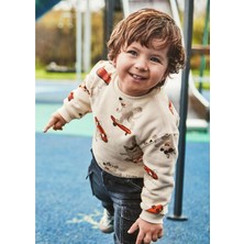 Mayoral Erkek Çocuk Sweatshırt - Mayoral - Ecru - 2 Yaş - 2417--ECRU-2 Yaş