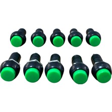 Universal Mini Anahtar Buton Kalıcı Yeşil Düğme 05-B4-1g 10 Adet Fiyatı