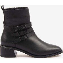 Kemal Tanca Hakiki Deri Topuklu Kadın Bot 26-103558K