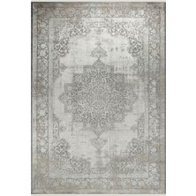 Aura 2891 Antrasit - Viskon Halı | Modern Dokuma Salon Halısı | Kalın Tabanlı Şık Halı 15MM