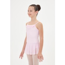 Lace & Tulles Pembe Etekli Bale Elbisesi Antrenman Gösteri Mayosu Kıyafeti Kostümü