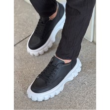 Cortex Premium Traktör Taban Erkek Sneaker Siyah Beyaz