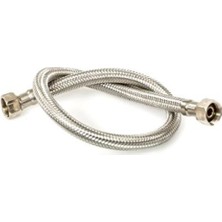 Gama Paslanmaz Çelik Flex Hortum 3/8 - 3/8 Taharet Musluğu Bağlantı Hortumu 30 cm