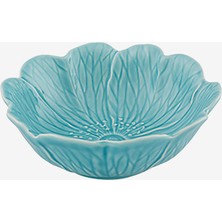 Bordallo Pinheiro Flora Mavi Seramik Servis Kasesi 17 cm