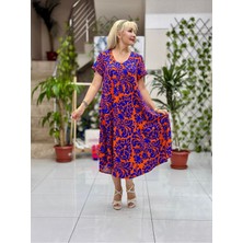 FD17136 Viskon Frida Elbise