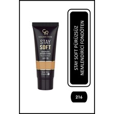 Golden Rose Stay Soft Smooth Hydrating Foundation No: 216 - Nemlendirici Fondöten SPF 15