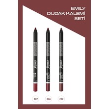  Emily Long Lasting Dudak Kalemi Seti 207-206-203