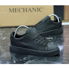 777 Siyah Düz Taban Rahat Günlük Erkek Klasik Spor Ayakkabı