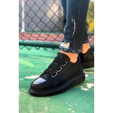 Mex Premium Comfort Lastikli Erkek Spor Ayakkabı Siyah