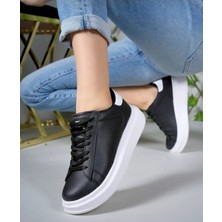 577 Siyah Rahat Hafif Ortopedik Günlük Kadın Spor Ayakkabı