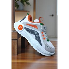 Riox 114 Beyaz Hafif Rahat Günlük Erkek Çocuk Spor Ayakkabısı