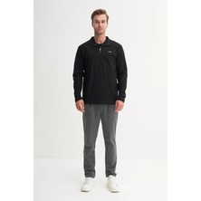 Cazador Regular Fit Likralı Ince Polar Dik Yaka Fermuarlı SWEATSHIRT-53080