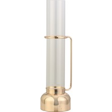 Gold Kandil Büyük Mumluk 18*18*57 cm AK.JD0080