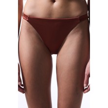 Turuncu Braga Tokalı Bikini Altı