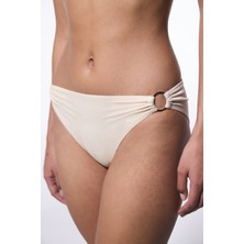 Ekru Jessi Side Tokalı Bikini Altı