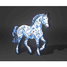 LED Işıklı Sanatsal At