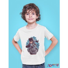 Bumeta Batman Chibi Çizgi Film Dizi Çocuk Tişört T-Shirt