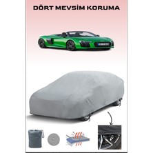 Breen Audi R8 2 Spyder ile Uyumlu Oto Branda, Araba Brandası, Su ve Güneş Geçirmez Araba Çadırı