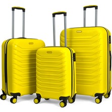 Lora Pp (Polipropilen) Kırılmaz Valiz, 3'lü Set