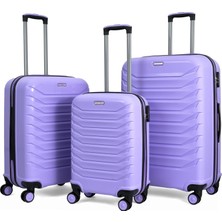 Lora Pp (Polipropilen) Kırılmaz Valiz, 3'lü Set